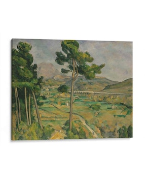 Cuadro Impreso Canvas Lab En Lienzo La Montaña De Sainte Victoire Paul Cézanne