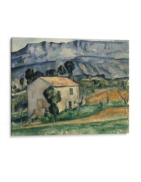 Cuadro Canvas Lab Impreso En Lienzo Casas En Provenza Paul Cézanne