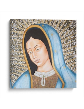 Litografía Canvas Lab Virgen De Guadalupe Técnica Impresión