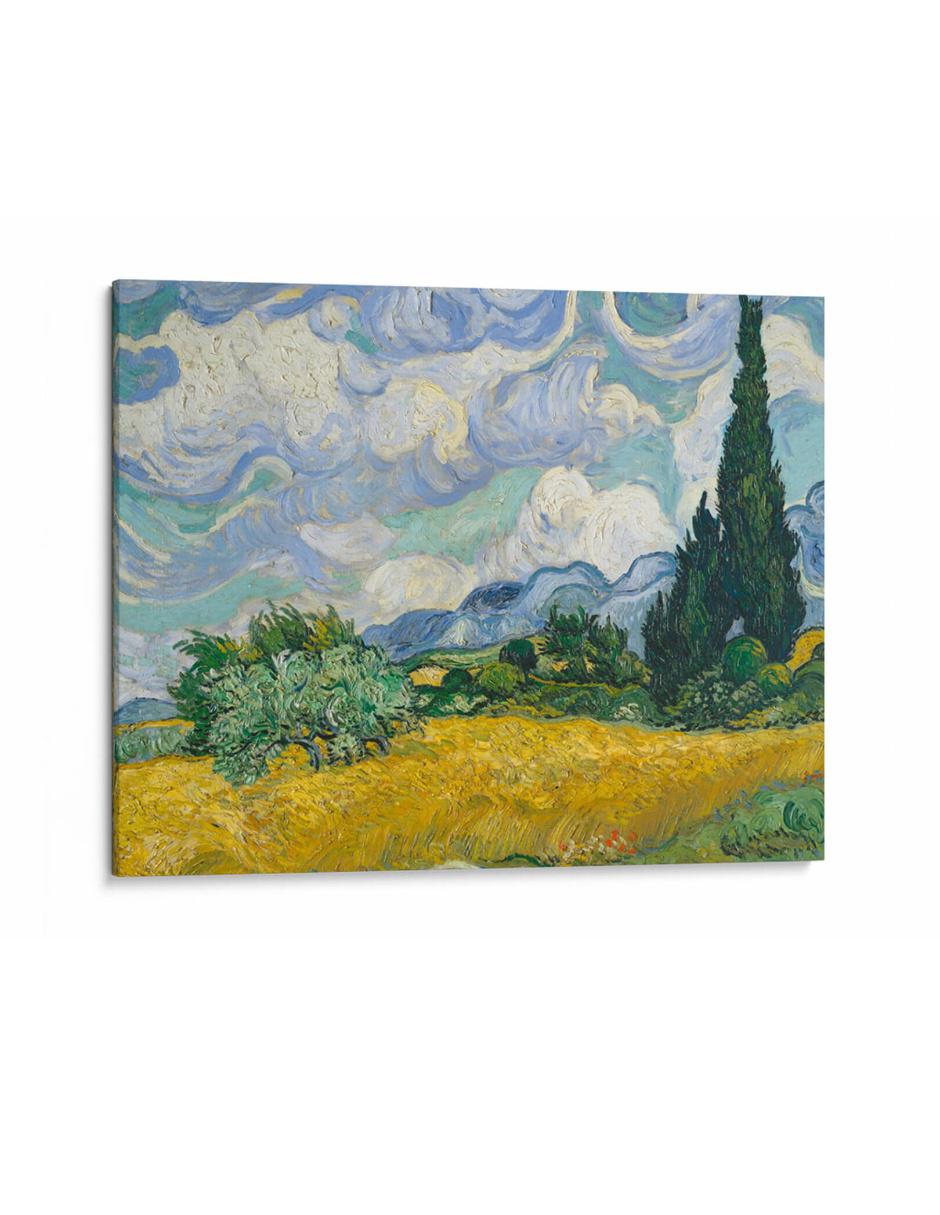 Cuadro Campo de trigo con cipreses Van Gogh Cuadro Campo de trigo con cipreses Van Gogh