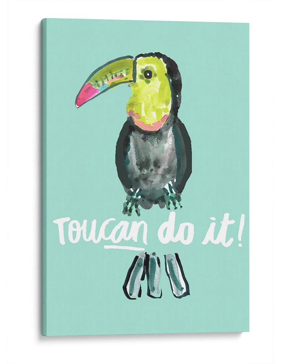Cuadro impreso en lienzo Toucan do it