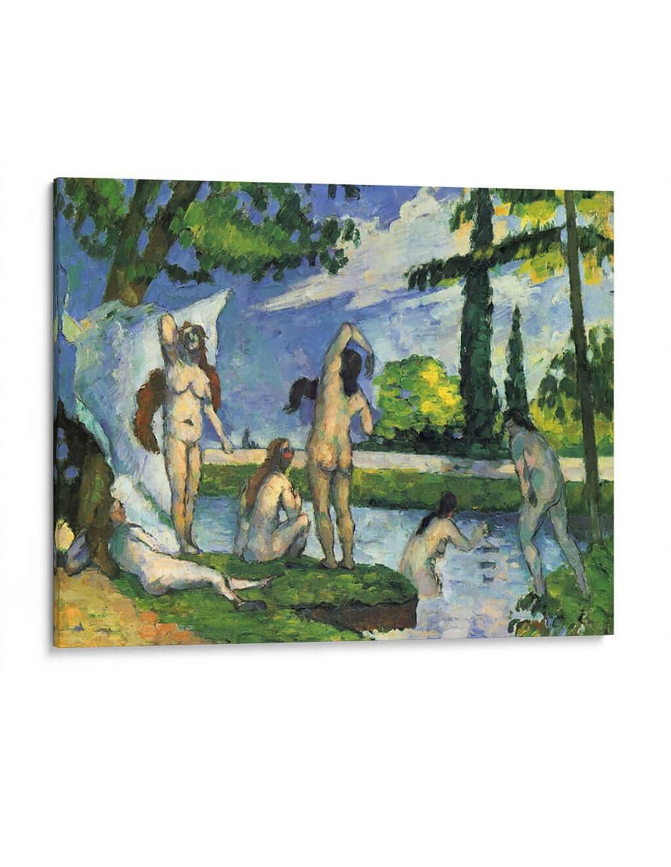 Cuadro impreso en lienzo Bañadores Paul Cézanne
