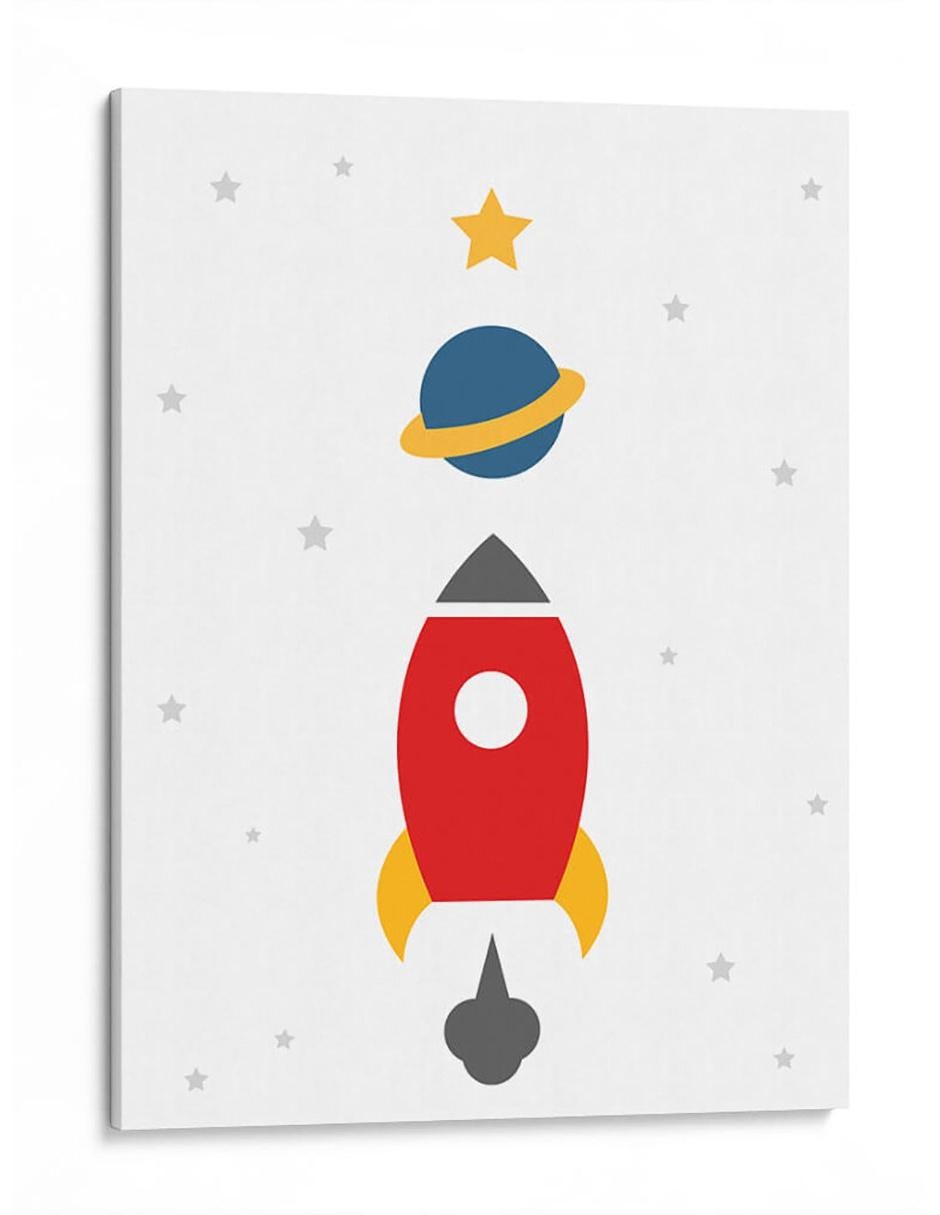 Cuadro impreso en lienzo Red Rocket