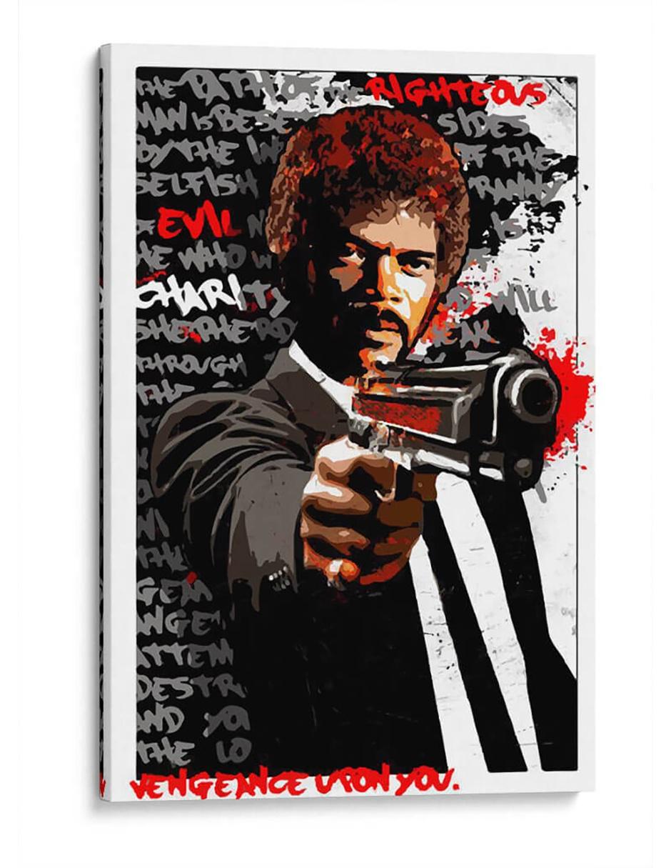 Cuadro impreso en lienzo Vengeance upon you