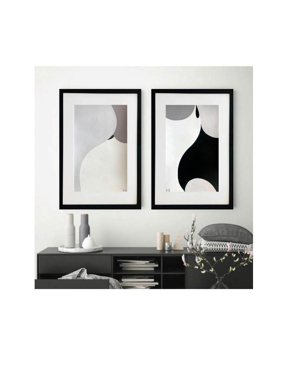 Set de 2 pinturas Abstractos 2
