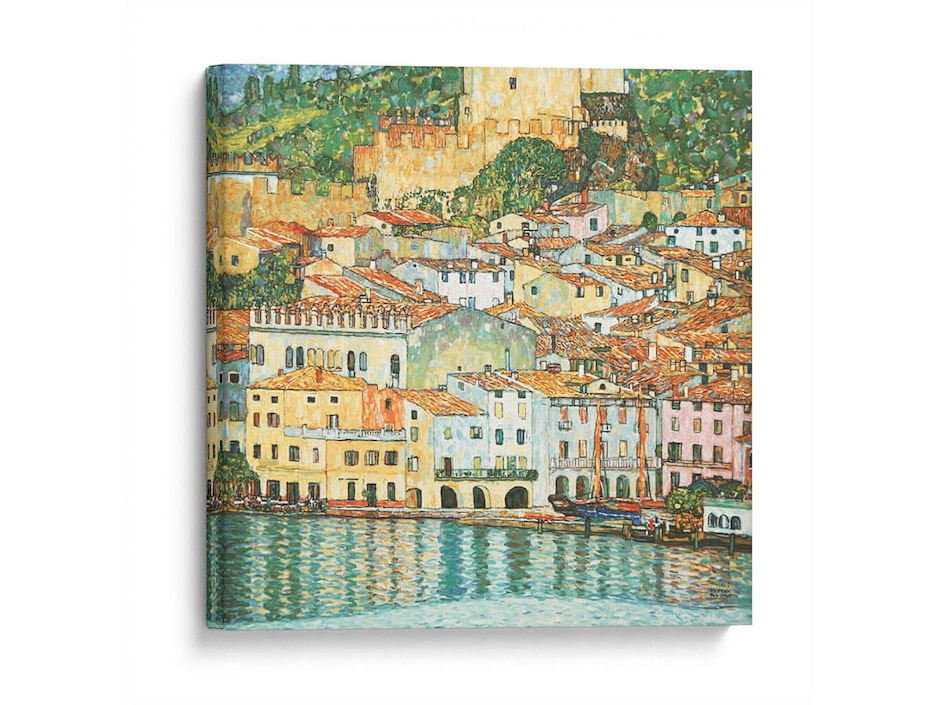 Litografía Malcesine de Klimt técnica Impresión Litografía Malcesine de Klimt técnica Impresión