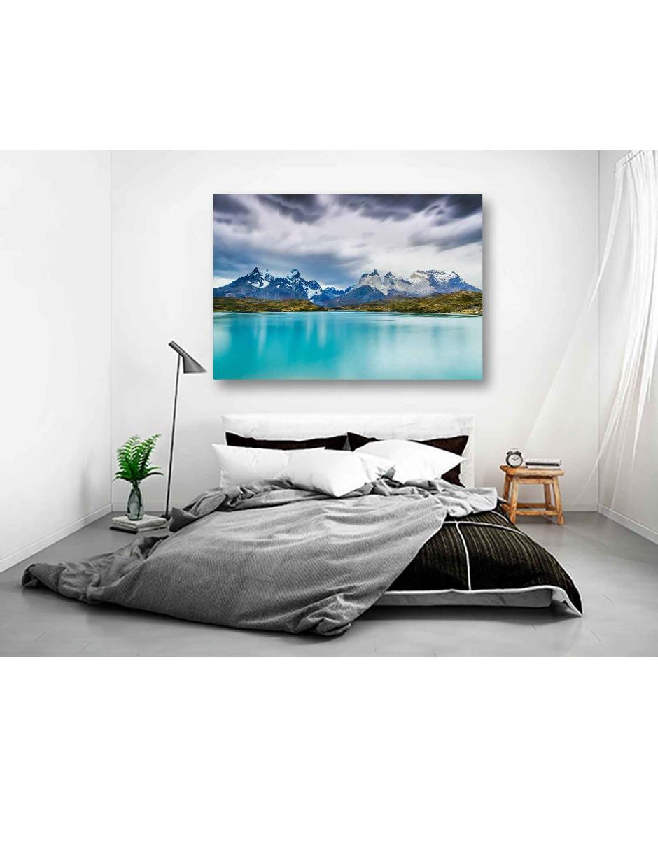 Cuadro decorativo Canvas Naturaleza Playa Torre Paine rectangular 4