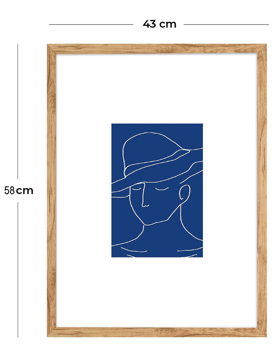 Cuadro decorativo Siluetas en Línea II de 2