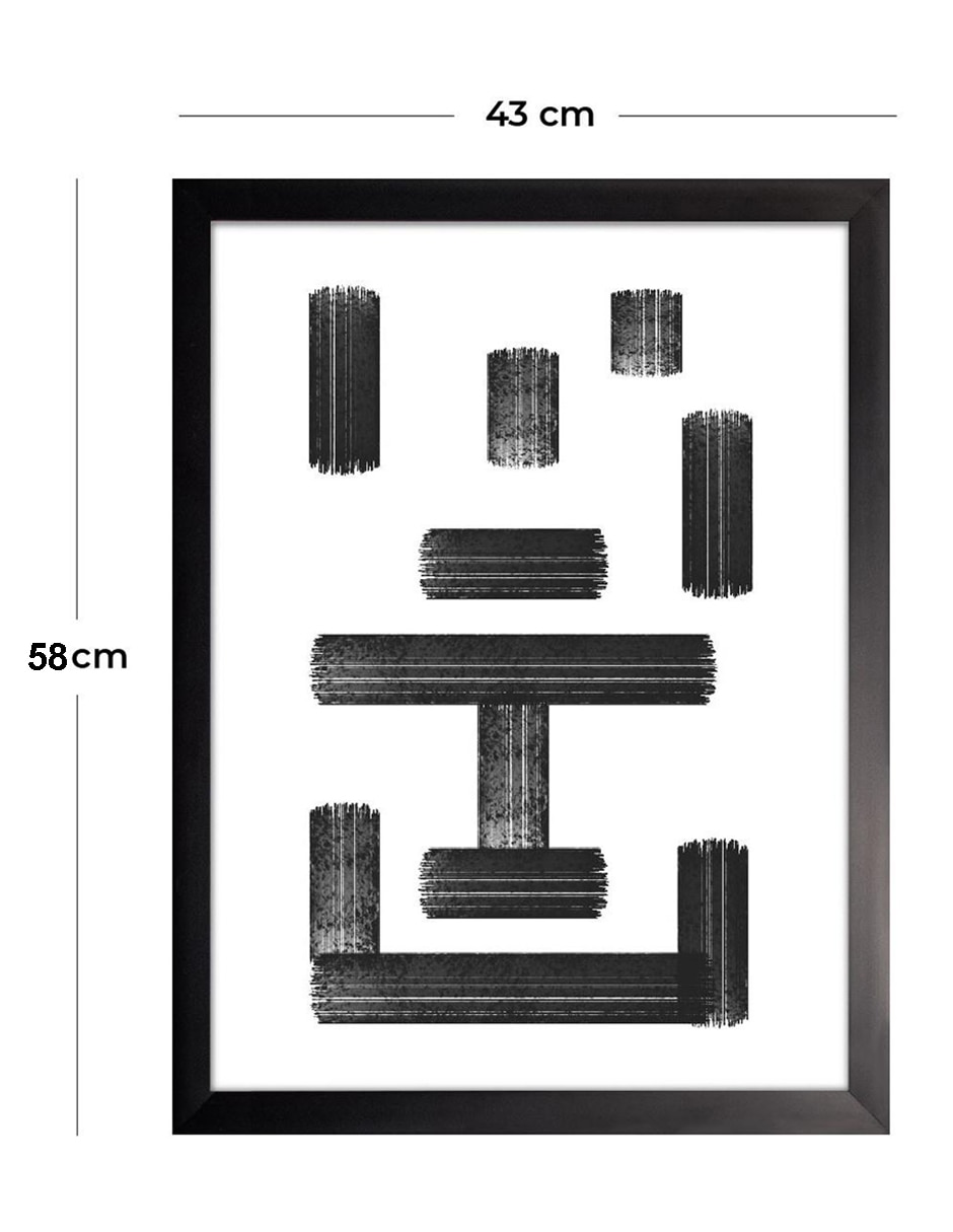 Cuadro decorativo Sombras Geométricas I de 2