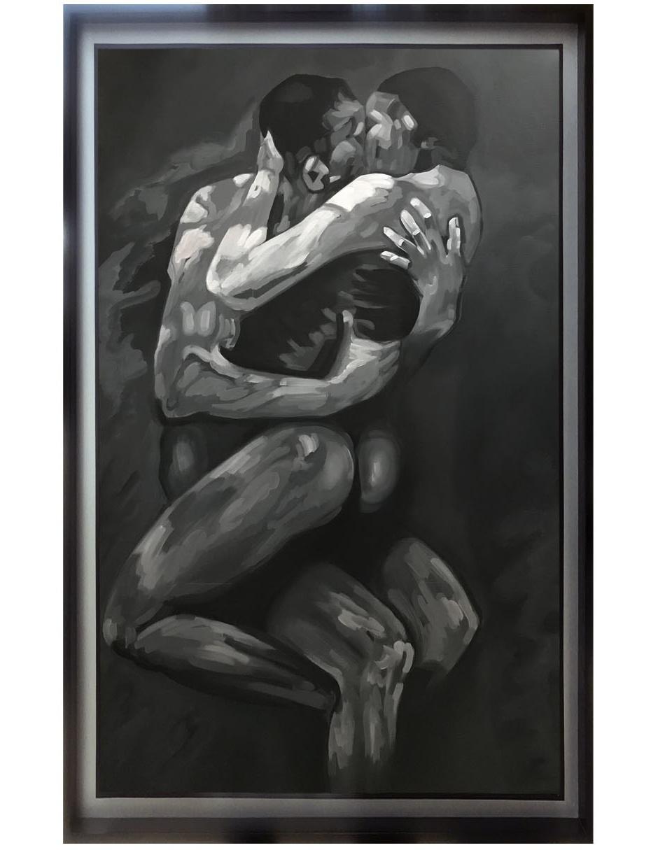 Hermosa pintura enmarcada de cuadro decorativo de la colección surrealismo