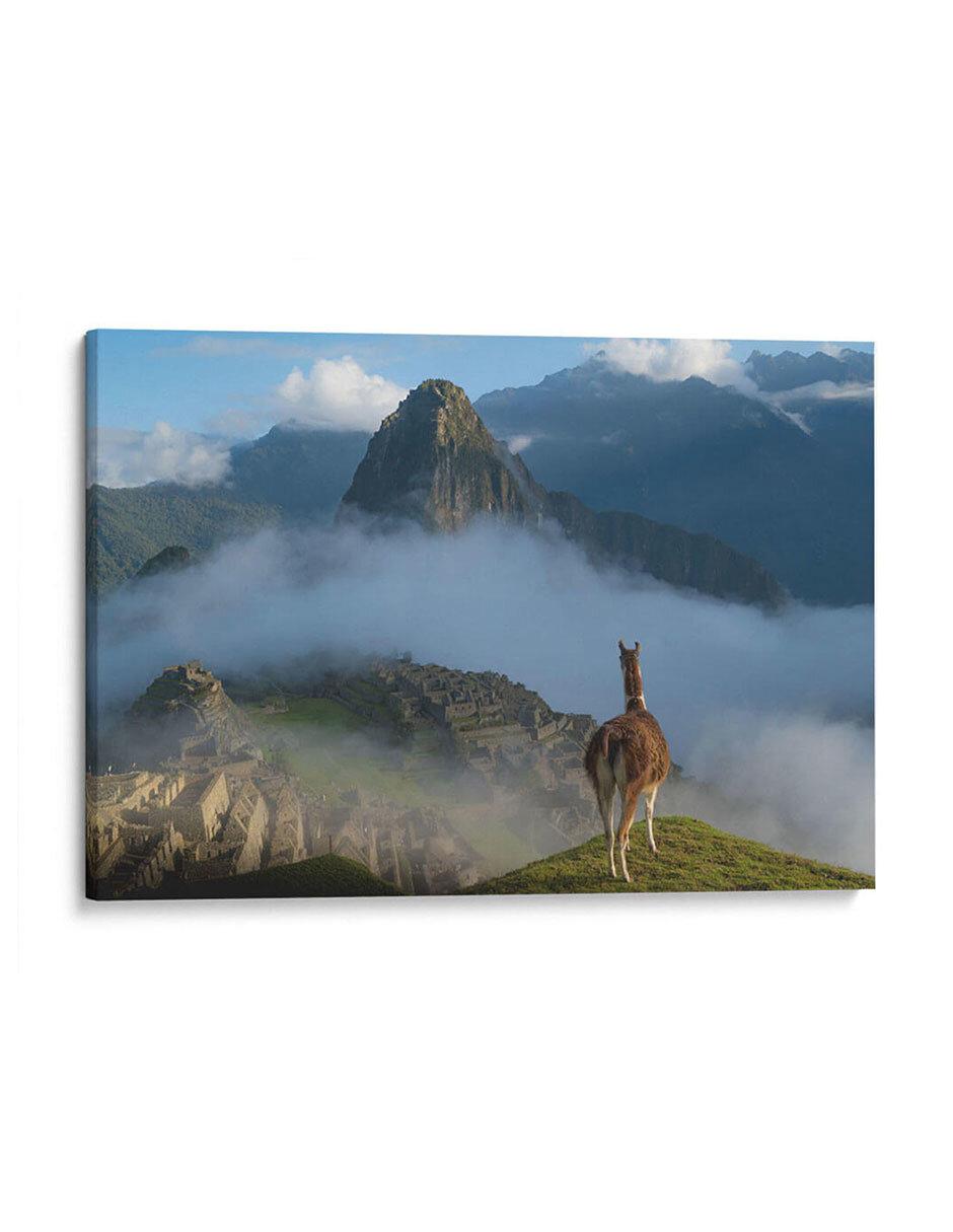 Litografía Épico Machu Pichu técnica Impresión Litografía Épico Machu Pichu técnica Impresión