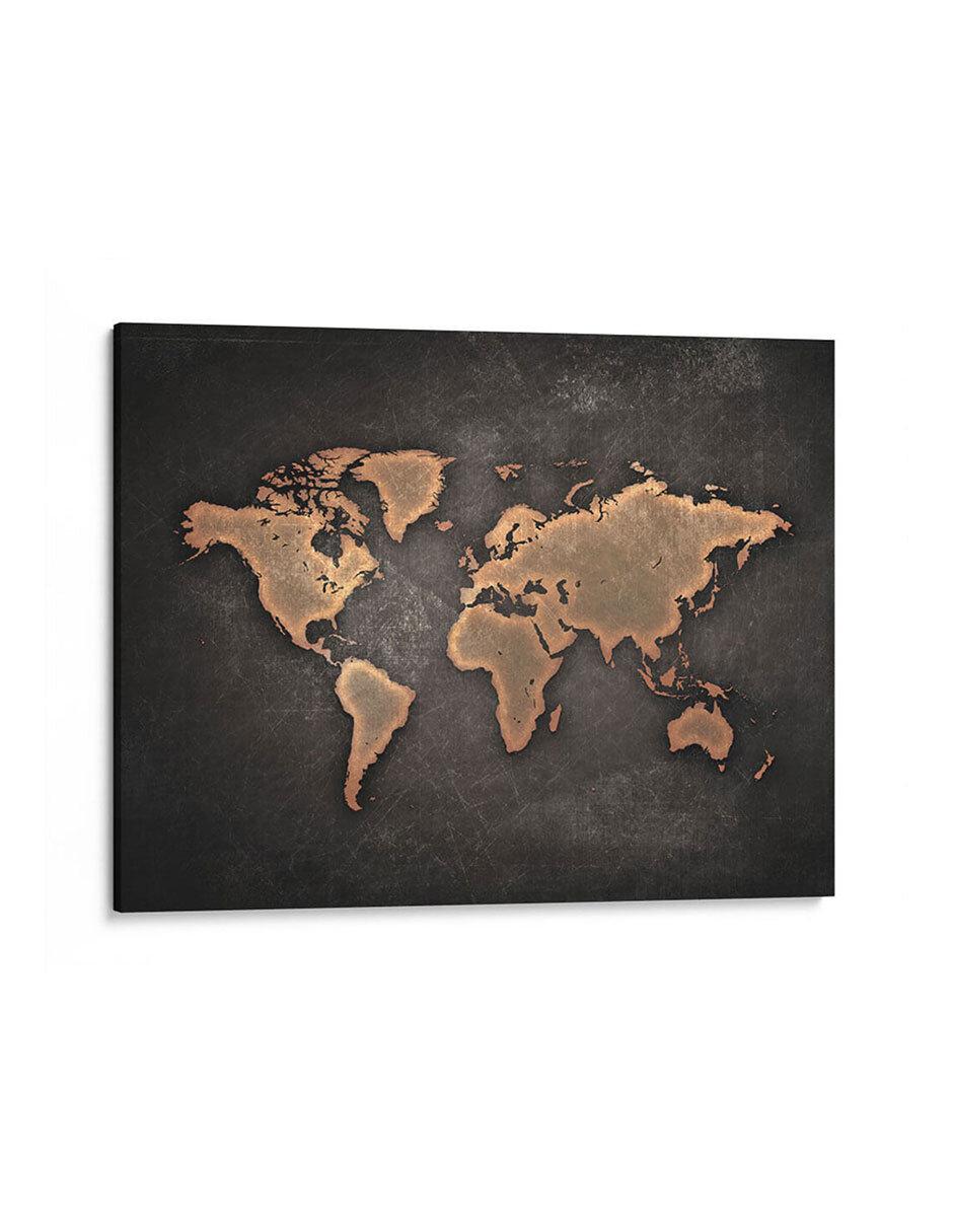 Litografía Mapa Elegante técnica Impresión