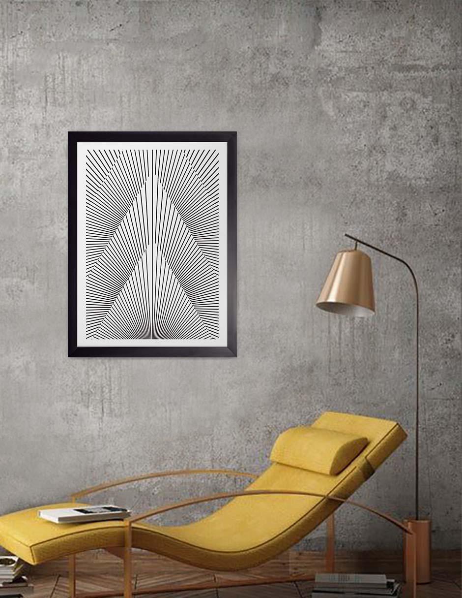 Cuadro decorativo Juego Geométrico 036 de 4