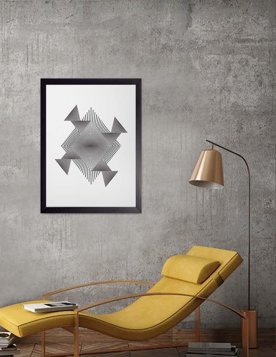 Cuadro decorativo Juego Geométrico 033 de 3
