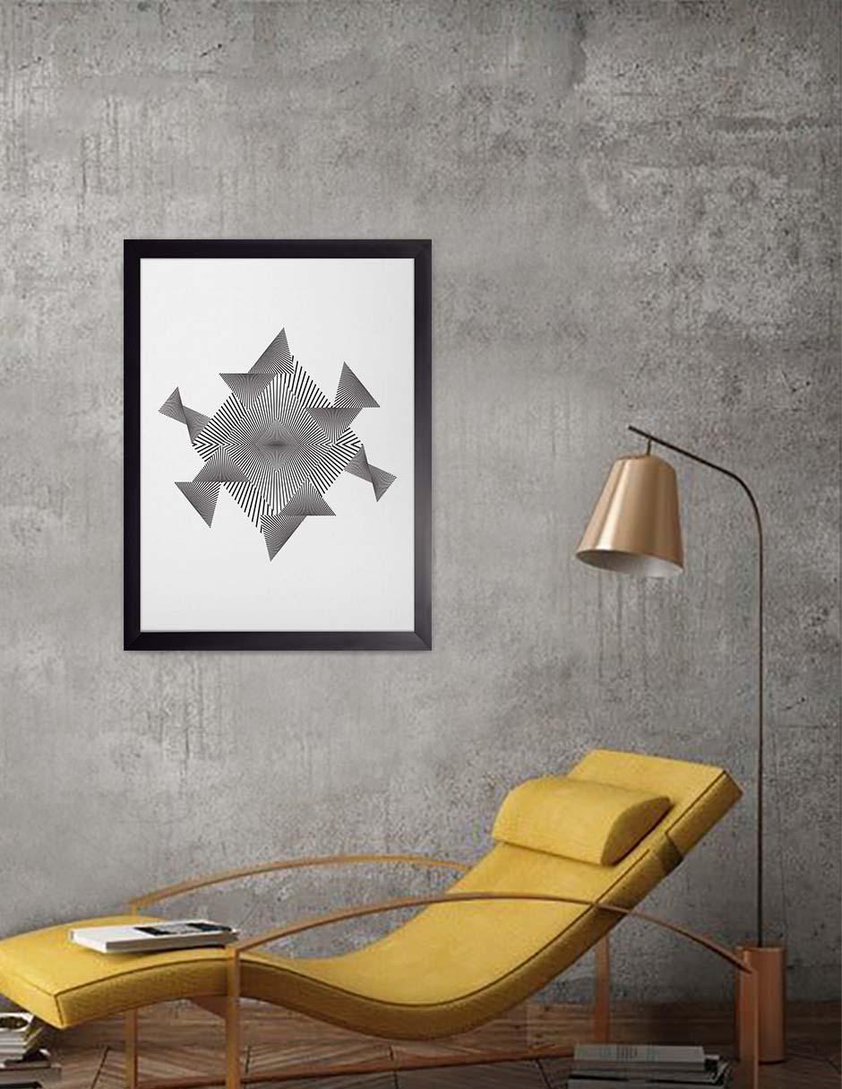 Cuadro decorativo Juego Geométrico 034 de 2