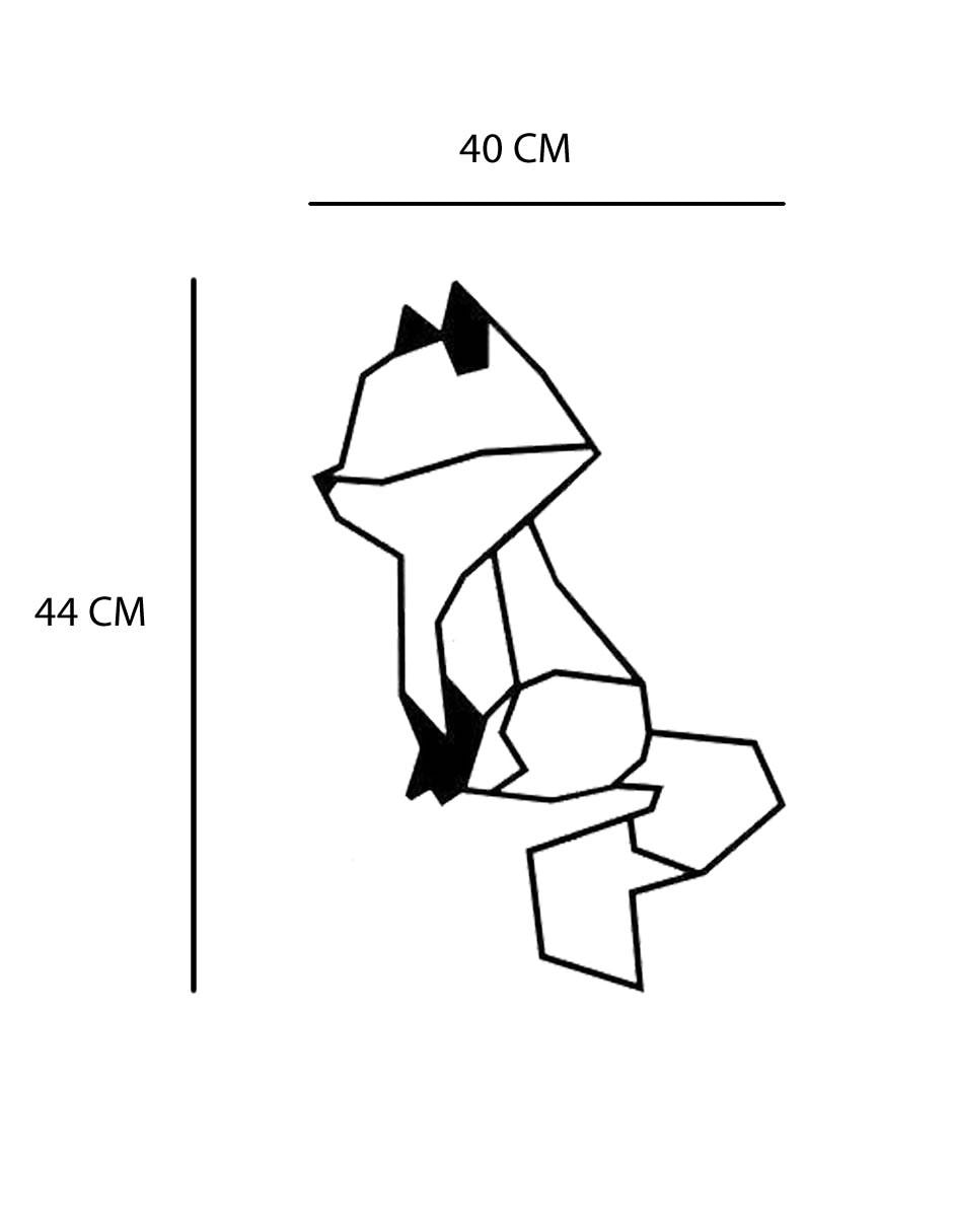 Figura decorativa de animal de madera 2