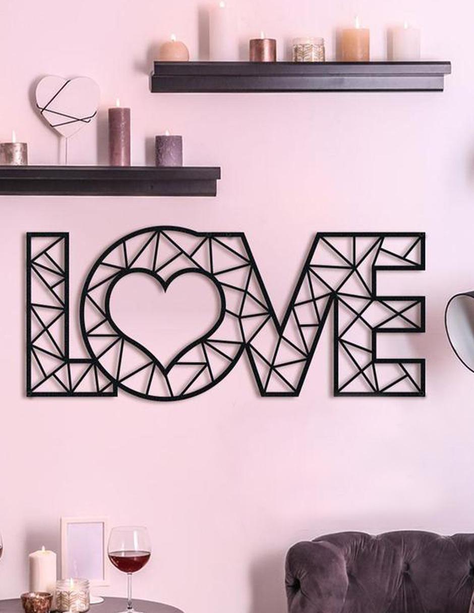 Figura decorativa de letras de madera 2