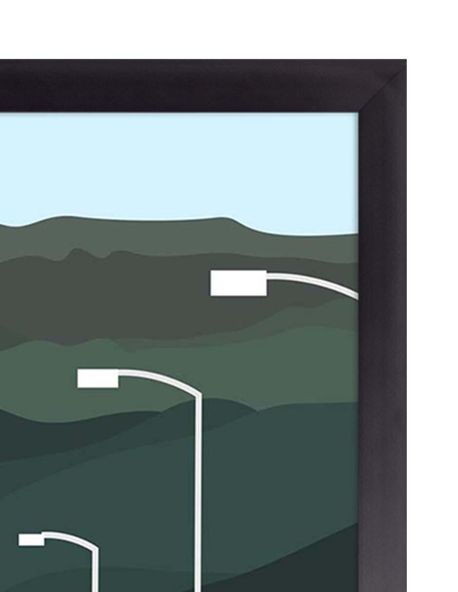 Litografía Paisajes Ilustrados 019 técnica Impresión 3