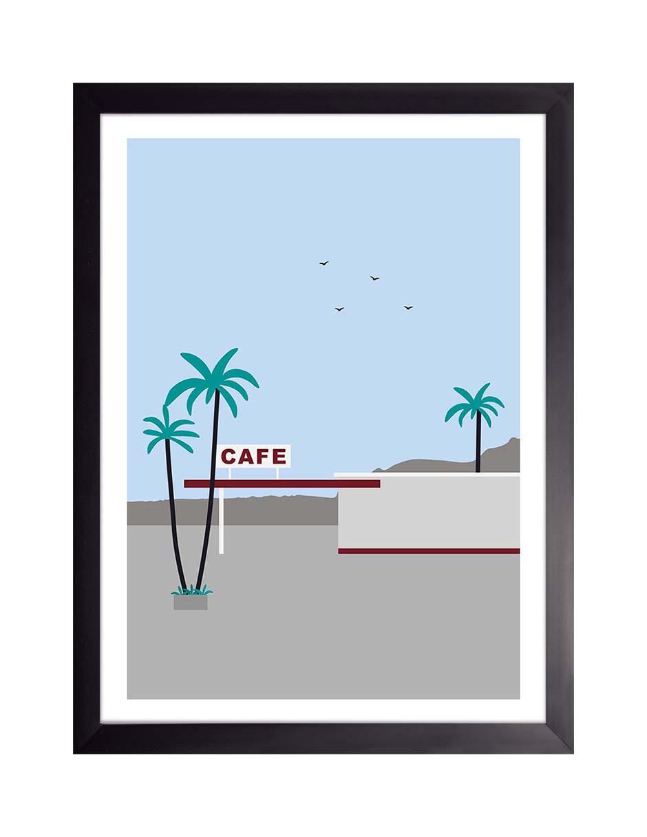 Litografía Paisajes Ilustrados 015 técnica Impresión