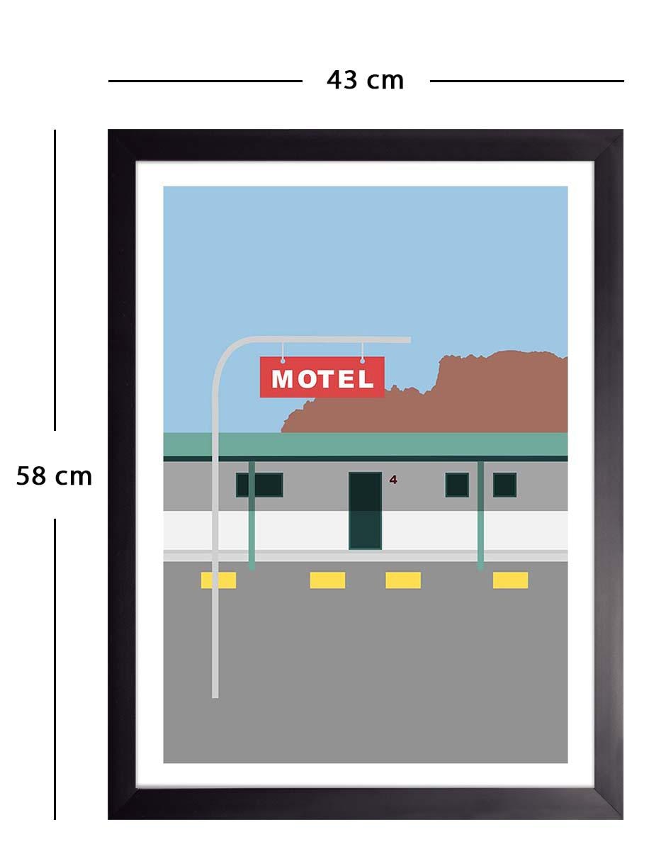 Litografía Paisajes Ilustrados 016 técnica Impresión 2