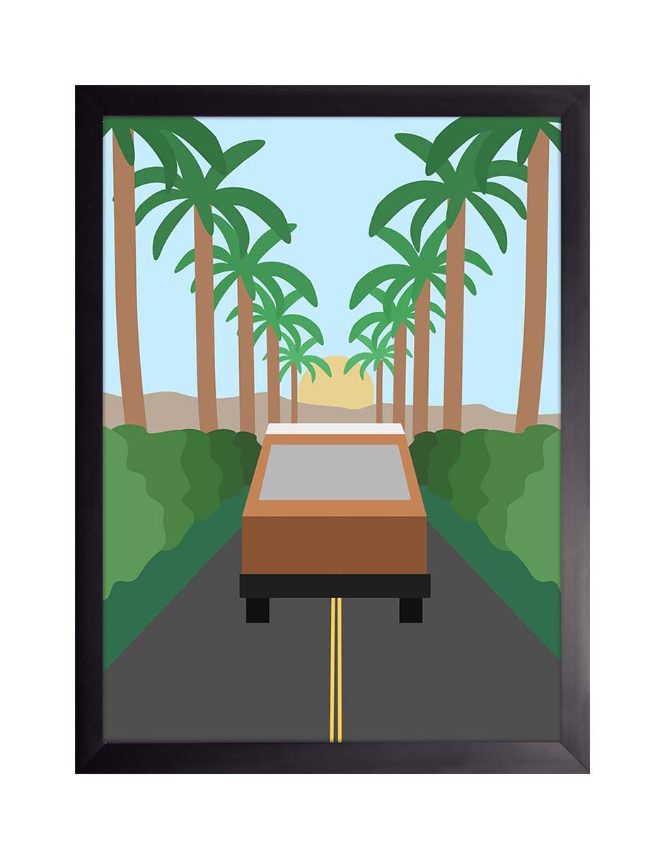 Litografía Paisajes Ilustrados 017 técnica Impresión Litografía Paisajes Ilustrados 017 técnica Impresión