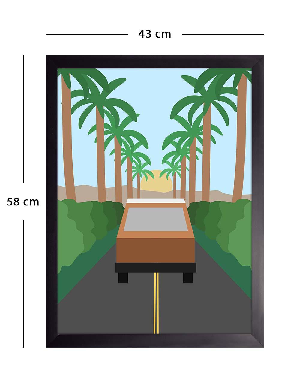 Litografía Paisajes Ilustrados 017 técnica Impresión 3