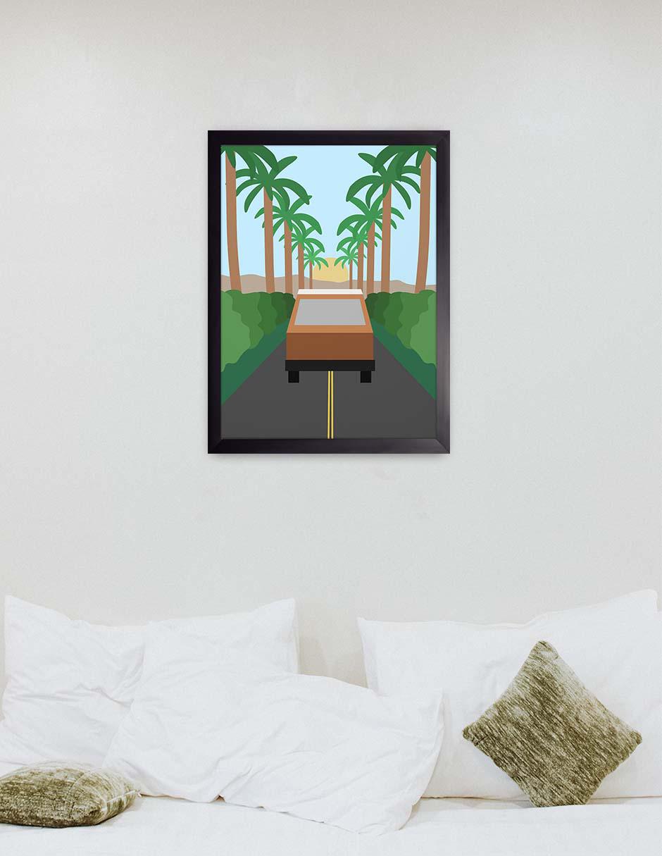 Litografía Paisajes Ilustrados 017 técnica Impresión 4
