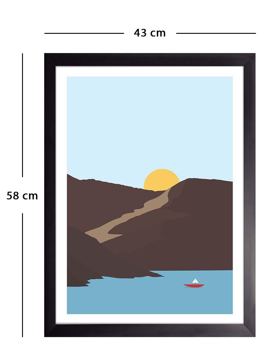 Litografía Paisajes Ilustrados 001 técnica Impresión 2