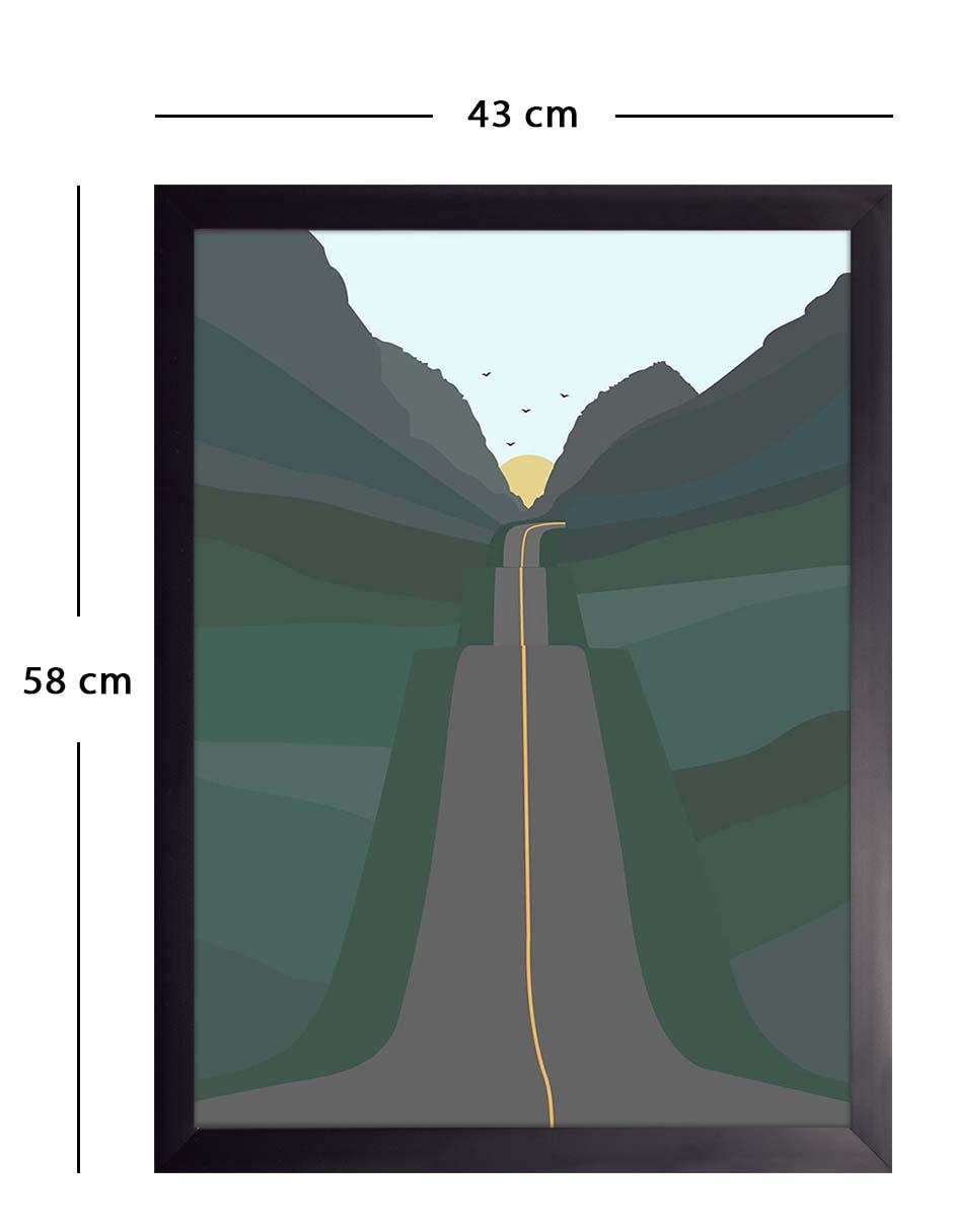 Litografía Paisajes Ilustrados 021 técnica Impresión 3