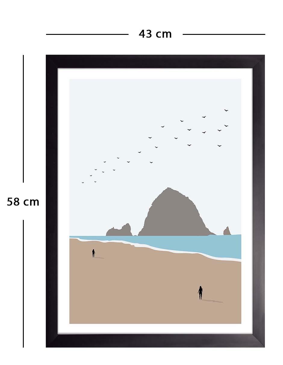 Litografía Paisajes Ilustrados 012 técnica Impresión 2