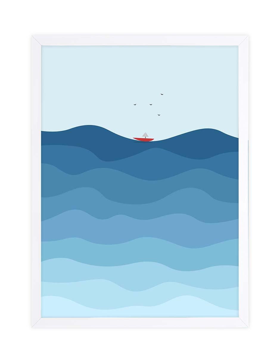 Litografía Paisajes Ilustrados 025 técnica Impresión