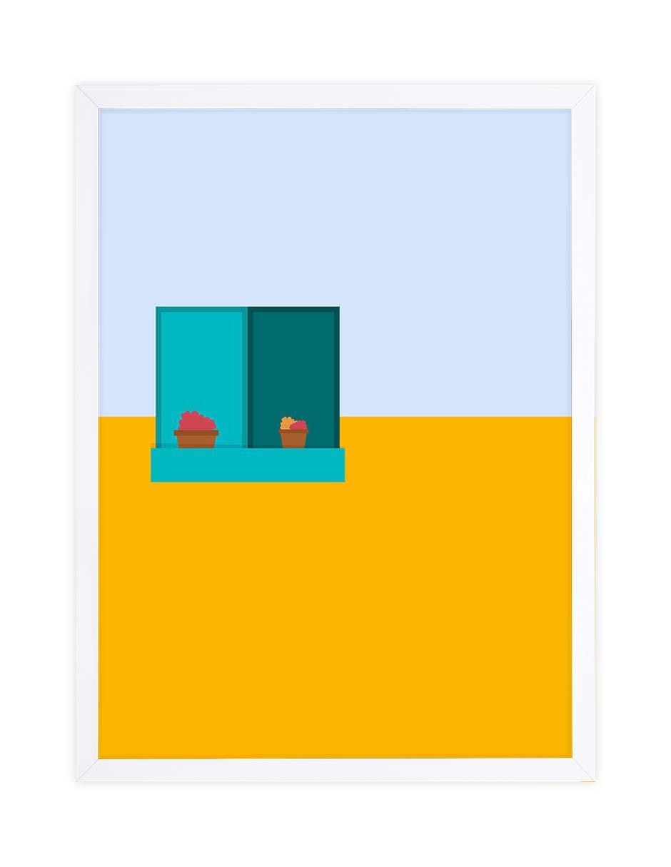 Litografía Paisajes Ilustrados 022 técnica Impresión