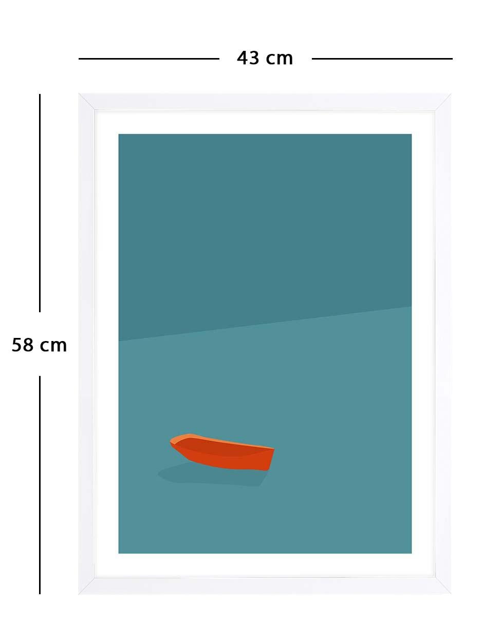 Litografía Paisajes Ilustrados 010 técnica Impresión 2