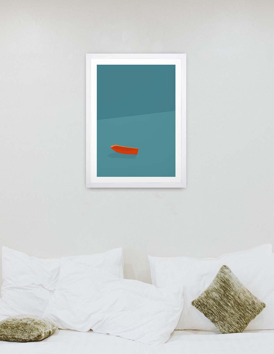 Litografía Paisajes Ilustrados 010 técnica Impresión 4