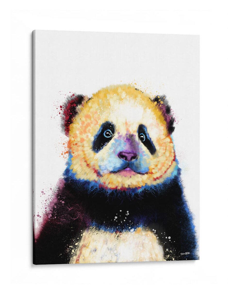 Litografía Baby Panda técnica Impresión Litografía Baby Panda técnica Impresión