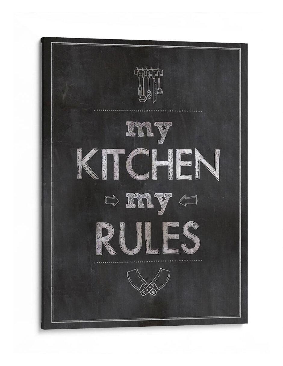 Litografía My Kitchen My Rules técnica Impresión