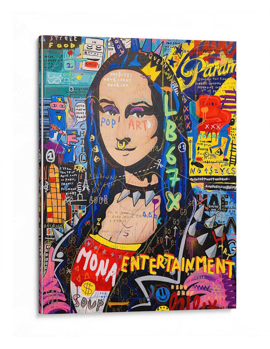 Litografía Mona Lisa Pop técnica Impresión