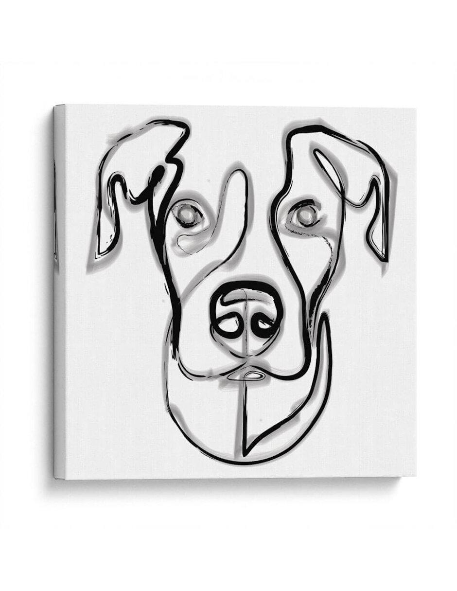 Litografía Bucky The Dog técnica Impresión Litografía Bucky The Dog técnica Impresión