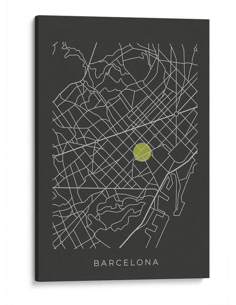 Litografía Bcn Map técnica Impresión Litografía Bcn Map técnica Impresión