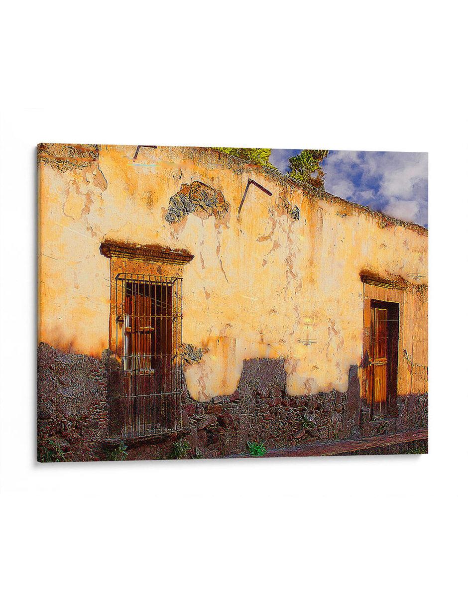 Litografía In Old Mexico-Exposure técnica Impresión Litografía In Old Mexico-Exposure técnica Impresión