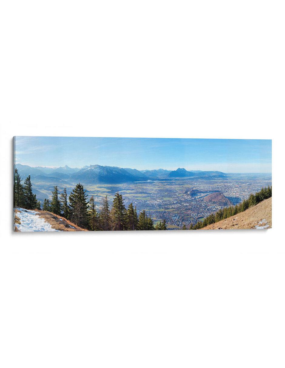 Litografía Salzburgo visto desde Gaisberg técnica Impresión Litografía Salzburgo visto desde Gaisberg técnica Impresión