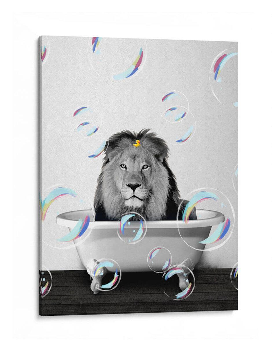Litografía Lion Bath técnica Impresión Litografía Lion Bath técnica Impresión
