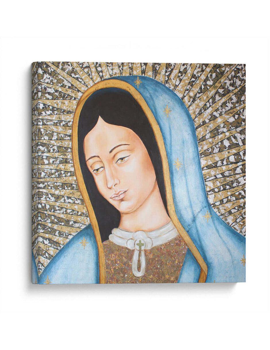 Litografía Virgen de Guadalupe técnica Impresión