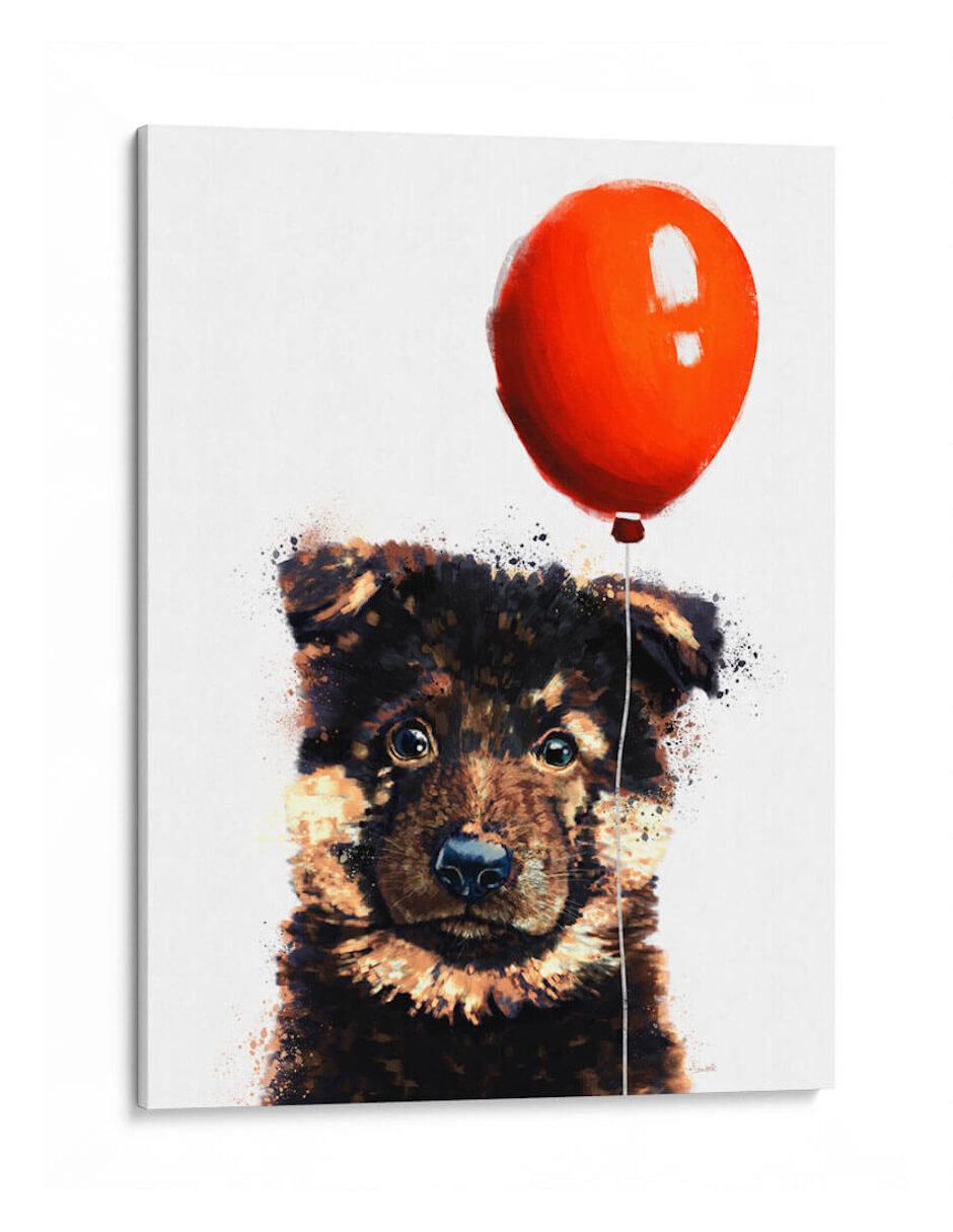 Litografía Baby Dog Balloon técnica Impresión Litografía Baby Dog Balloon técnica Impresión