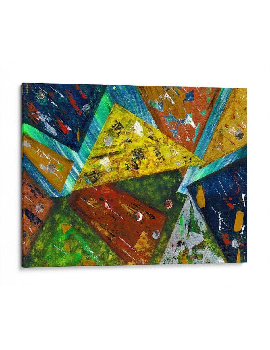 Litografía Geometría De Colores