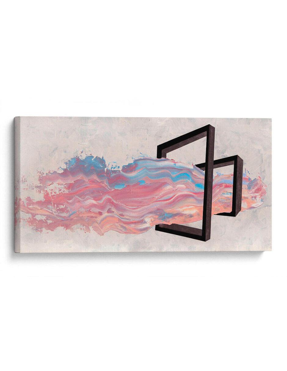 Litografía Rosa Y Azul Litografía Rosa Y Azul