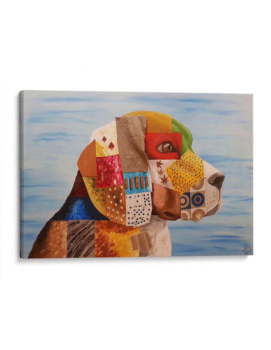 Litografía Perro Beagle técnica Impresión