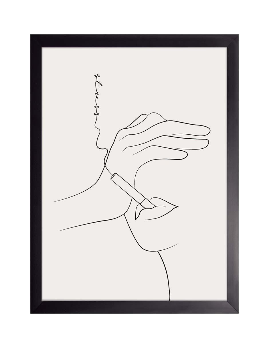 Litografía Siluetas en Línea 014