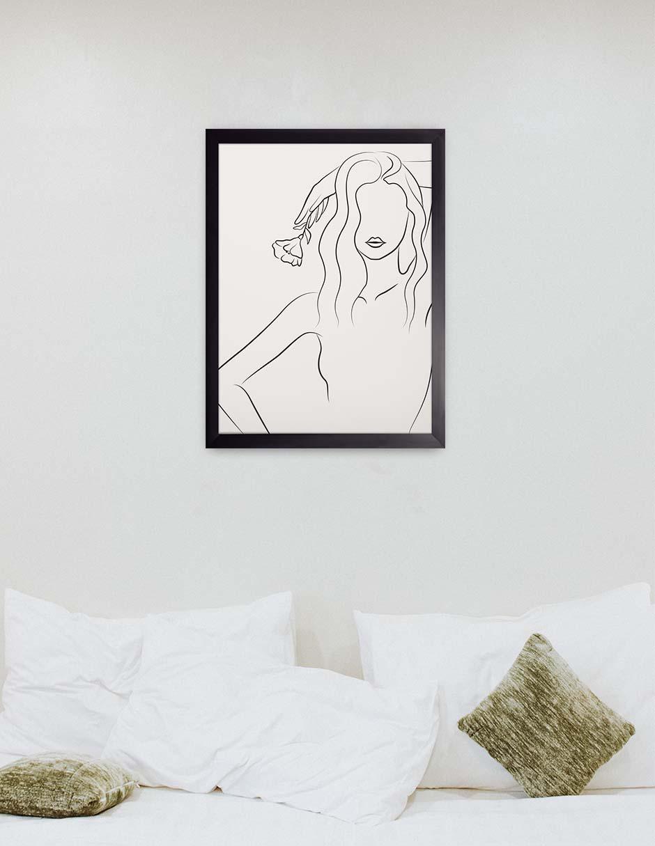 Litografía Siluetas en Línea 012 4