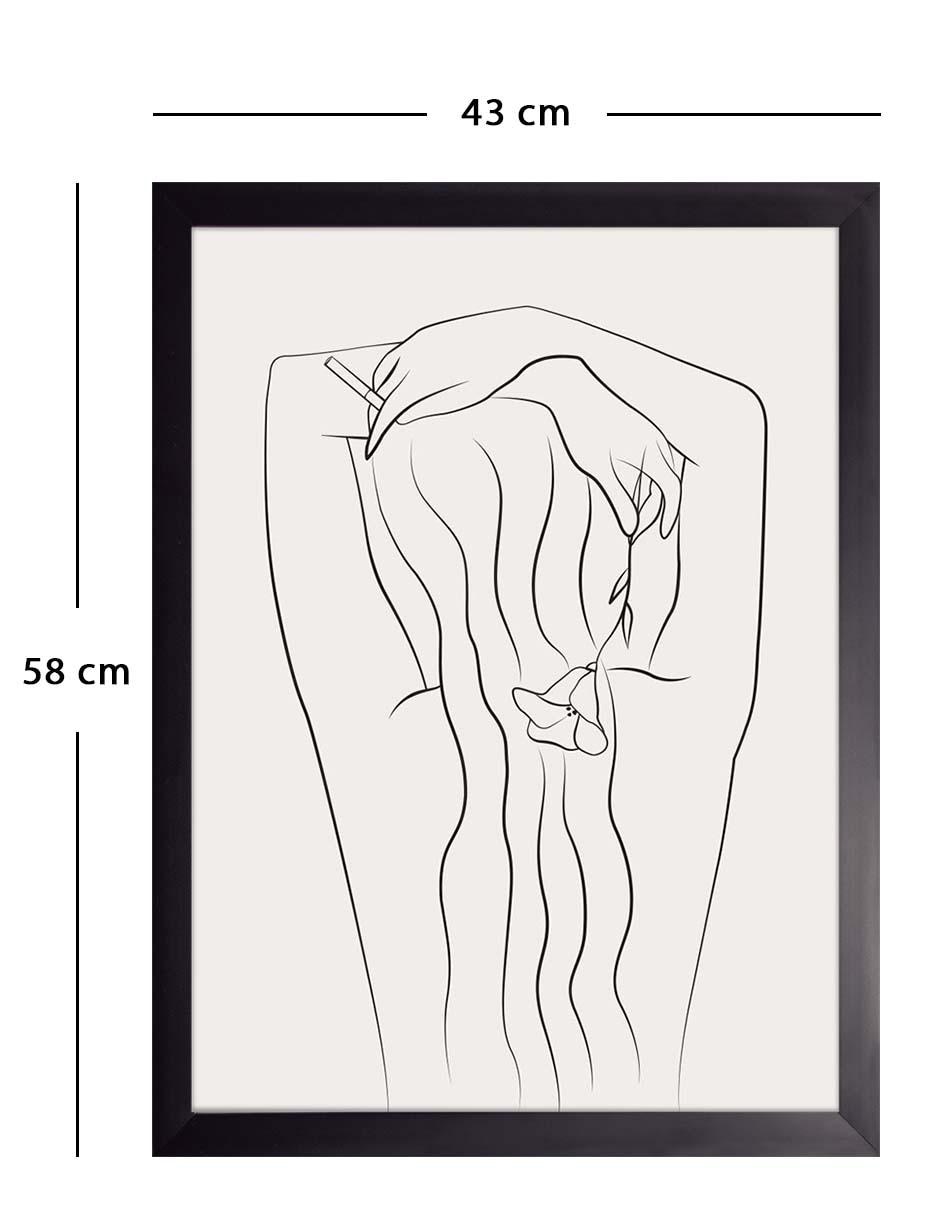 Litografía Siluetas en Línea 022 2